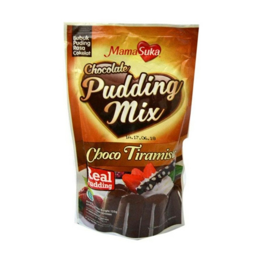 MAMASUKA Chocolate Pudding Mix Choco Tiramisu 145g Bubuk Puding Coklat