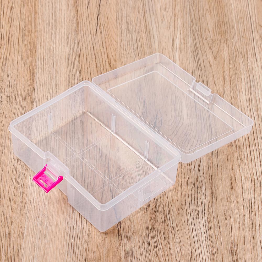 Suyo Display Perhiasan 3warna Komponen Transparan Tools Case Kotak Wadah Plastik