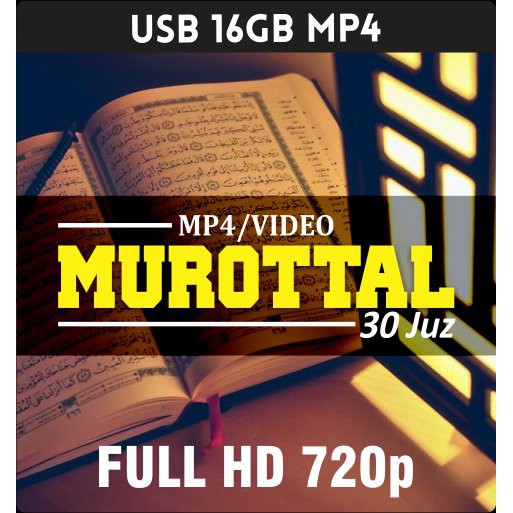 Unik Flashdisk Murottal 30 Juz MP4  Limited