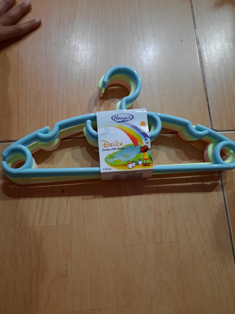 Batamgrosir.id | Gantungan Baju Set Isi 6 - Hook Gantungan Jemuran 6in1 - Hanger Jemuran Hawaii 1021