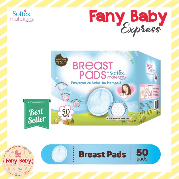 SOFTEX MATERNITY BREAST PADS ISI 50 PADS