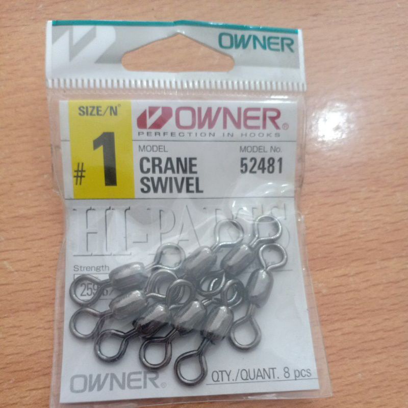 Kili kili crane swivel merk owner cocok utk sungai dan laut