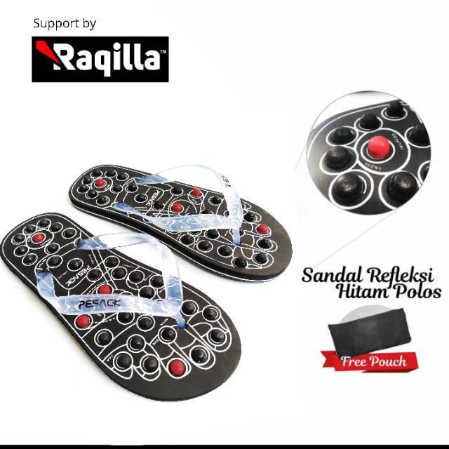 sandal rematik sandal refleksi akupuntur kaki untuk kesehatan pijat refleksi - selipar refleksi