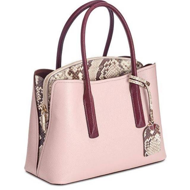 Kate Spade margaux embossed medium satchel