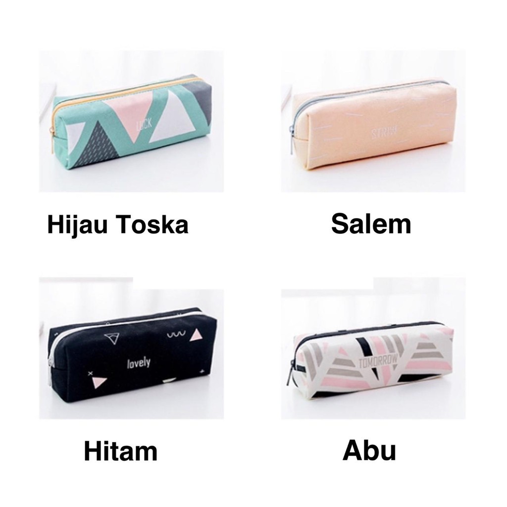 ANEKAGROSIR | TEMPAT PENSIL KOREA LUCK LOVELY TOMORROW-1