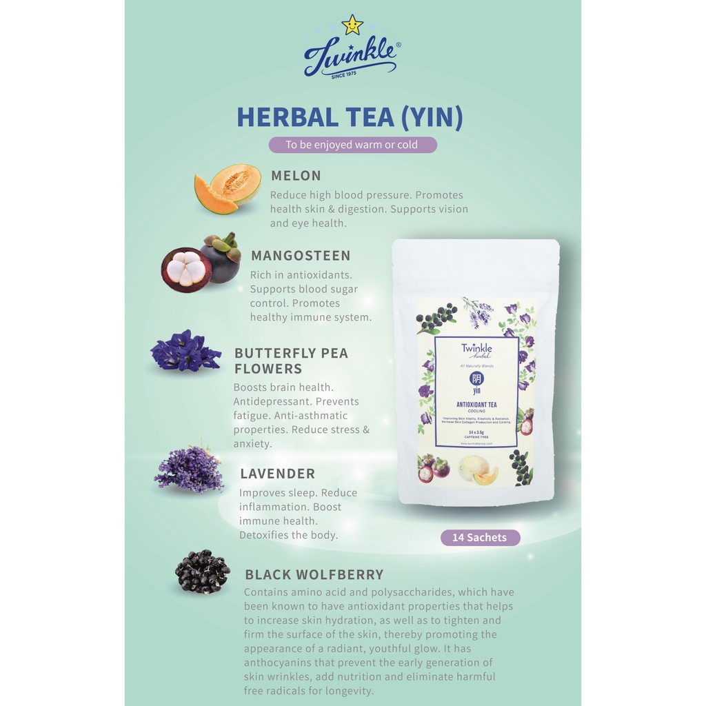 

Twinkle Herbal Yin Tea