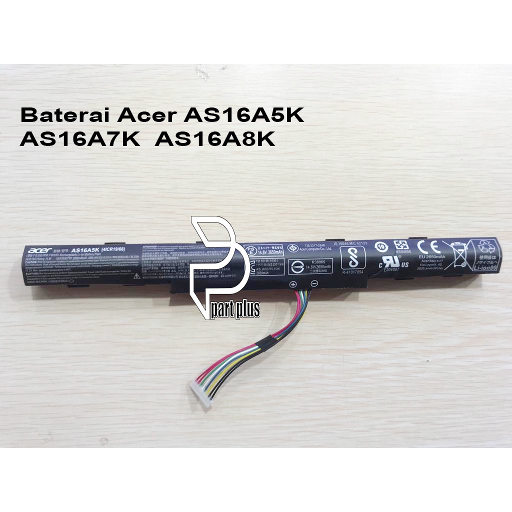 Batre Baterai Laptop Acer E5-475 E5-575 E5-475G E5-533 E5-553G E5-774 AS16