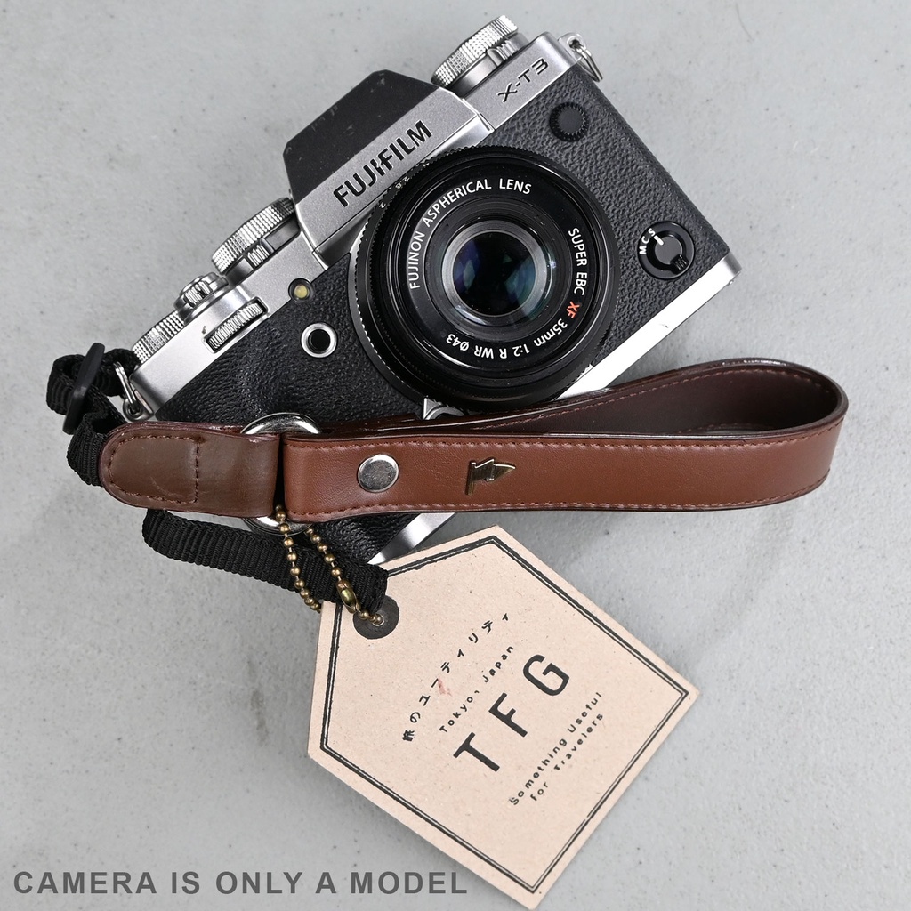 TFG Camera Hand Strap Kobuki Kulit Asli