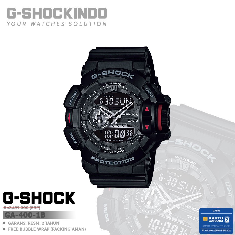 Casio G-Shock GA-400-1B / GA-400-1BDR Original
