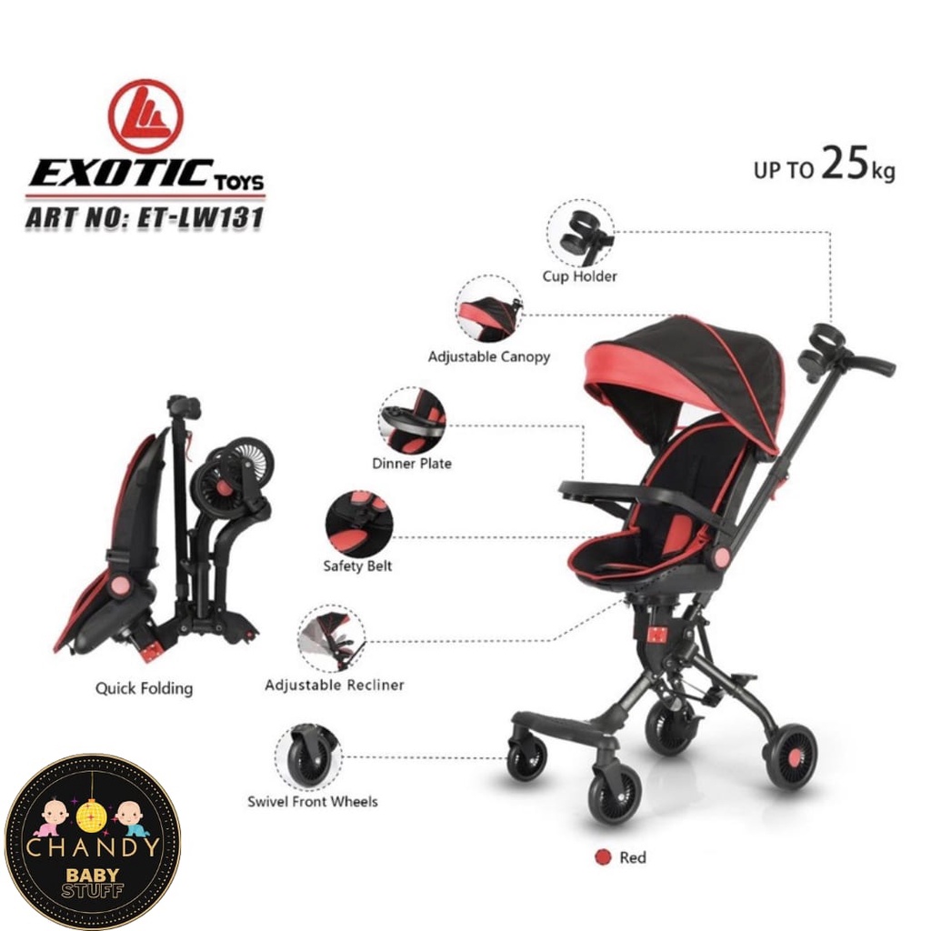 MAGIC STROLLER BABY EXOTC LW 131( ADJUSTABLE SEAT )