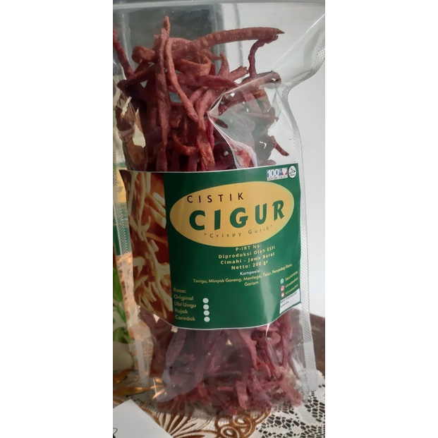 

Cistik Ubi Ungu Crispy-Gurih 200 gram Ubi manis Ubi gurih Ngepross renyah cemilan