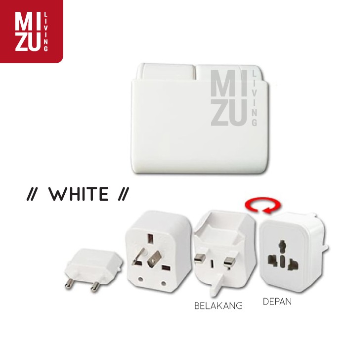 GATTAI Compact Universal Travel Adapter Adaptor Internasional-6