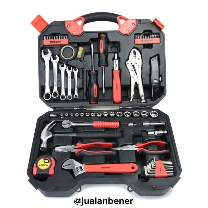 *$*$*$*$] Krisbow set perkakas mekanik 66 pcs original mekanik / tool kit