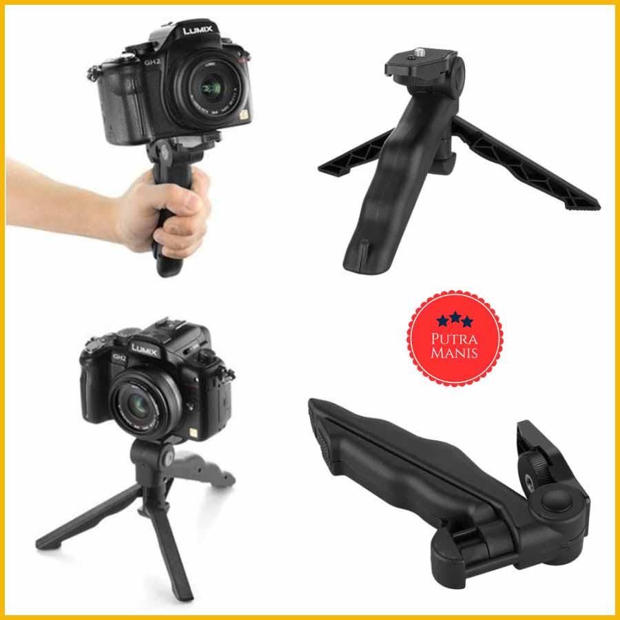 Portable Mini Folding Hand Monopod Stand Tripod DSLR Camera action mount kamera youtuber live gaming