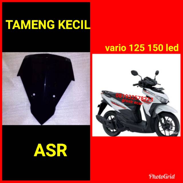 Tameng kecil dudukan plat nover vario 125 150 led 2015 2016 2017