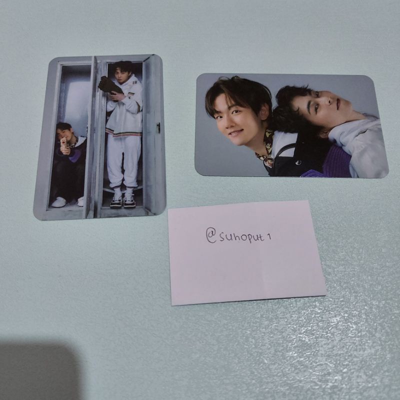 EXO XR GALLERY BAEKHYUN XIUMIN PHOTOCARD