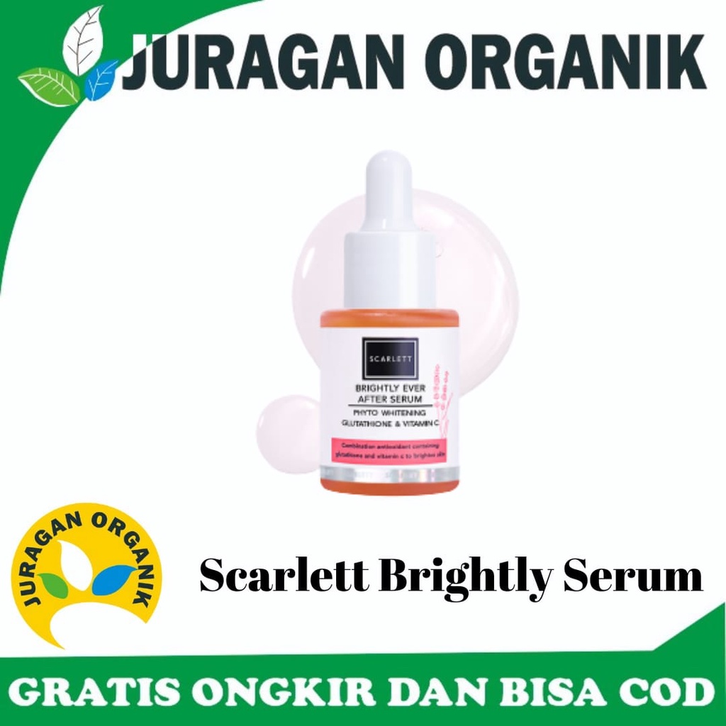 SCARLETT WHITENING BRIGHTLY EVER AFTER SERUM - SERUM PENCERAH SCARLETT SCARLETT SERUM BRIGHTLY EVER 