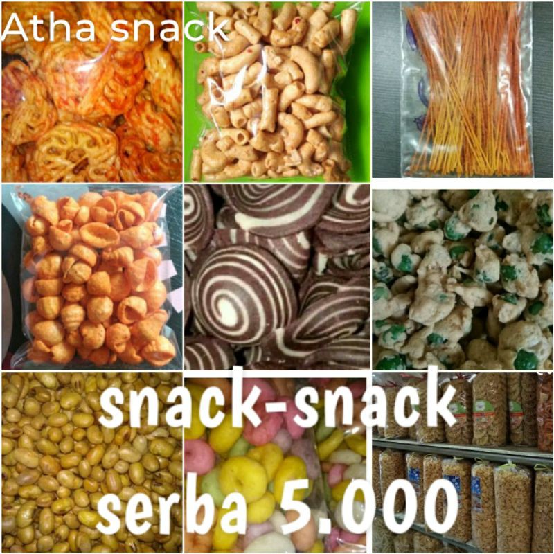 

Snack-snack serba 5.000 banyak parian rasa