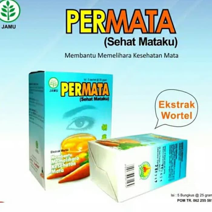 Jamu Permata / Sehat Mataku / Herbal Ekstrak Wortel / Kesehatan Mata