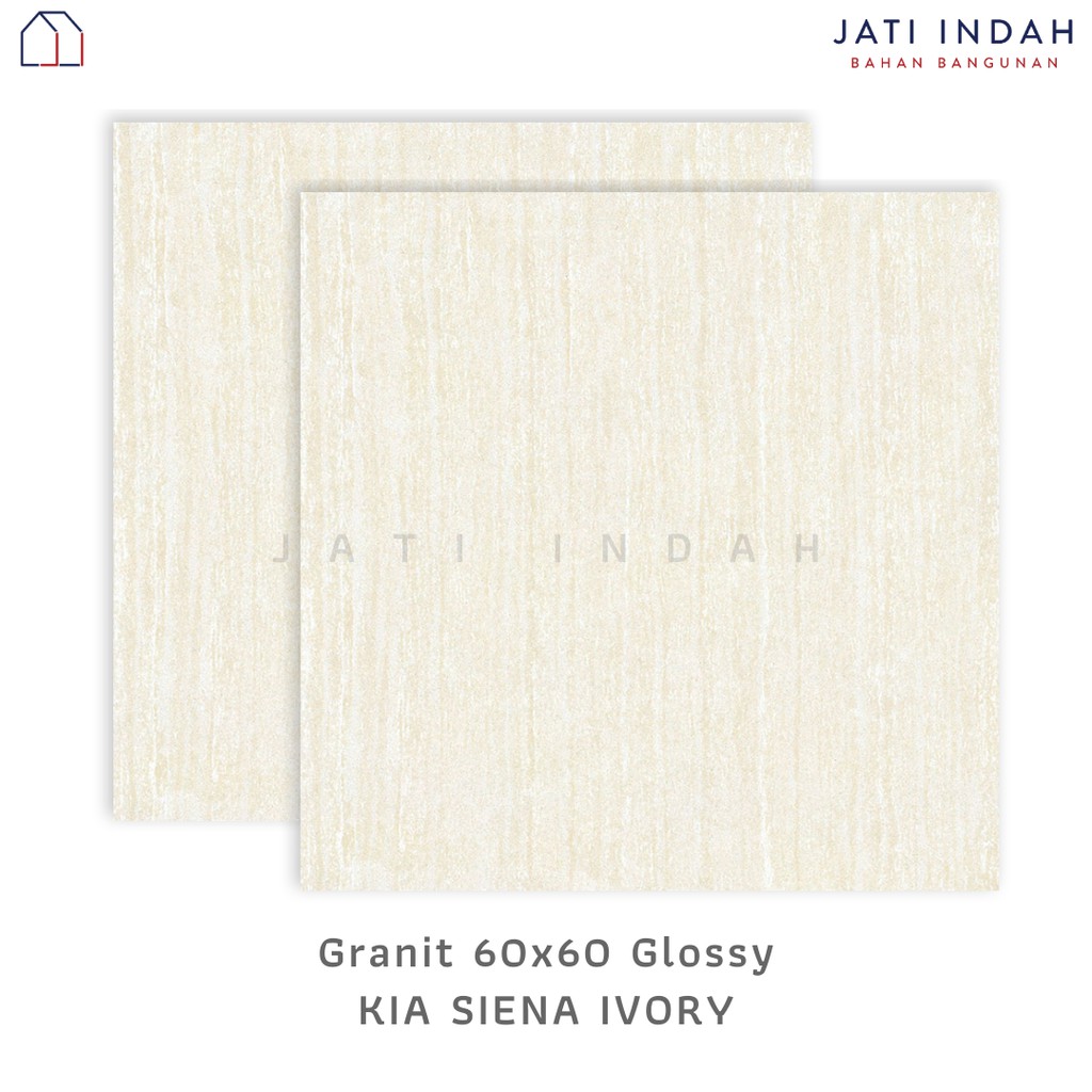 GRANIT LANTAI MOTIF ALUR 60x60cm KIA SIENA IVORY