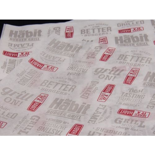 

Paper wrap rice burger Kertas Bungkus Nasi Burger Cetak Logo Custom