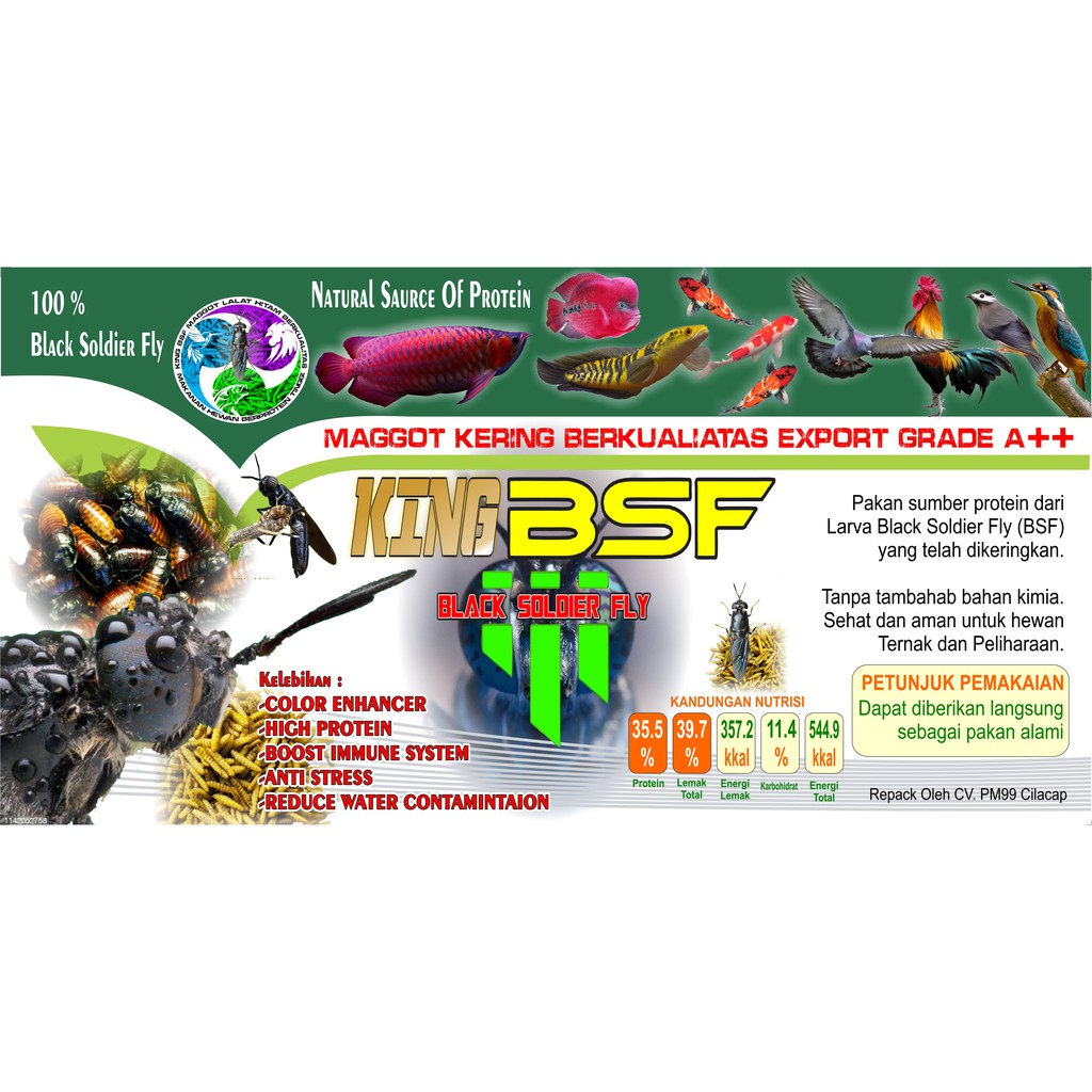 

PROMO BELI 2 GRATIS 1 MAGGOT KERING BERKUALITAS ISI 250 gr