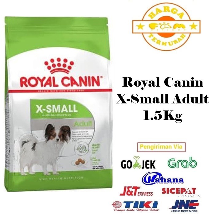 Royal Canin X-Small Adult 1,5 Kg - Makanan Anjing (Dog Food)