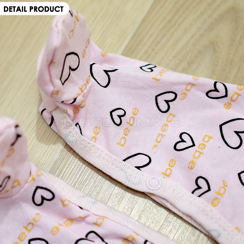 Jumper Jumsuit Baju Bayi Sleepsuit Bayi Baru Lahir 3in1 + Jumper Pendek + Bando BN-5216 Jumsuit Import Jumpsuit Anak Bayi Balita Baju Tidur Bayi Pakaian Bayi Newborn Pita Kepala bayi Baby Head Band Kaos Bayi