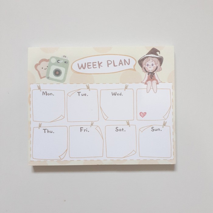 

Berkualitas Memo Notes Tebal Planner Dan To Do List Gambar Yejin Spring Break Terlaris