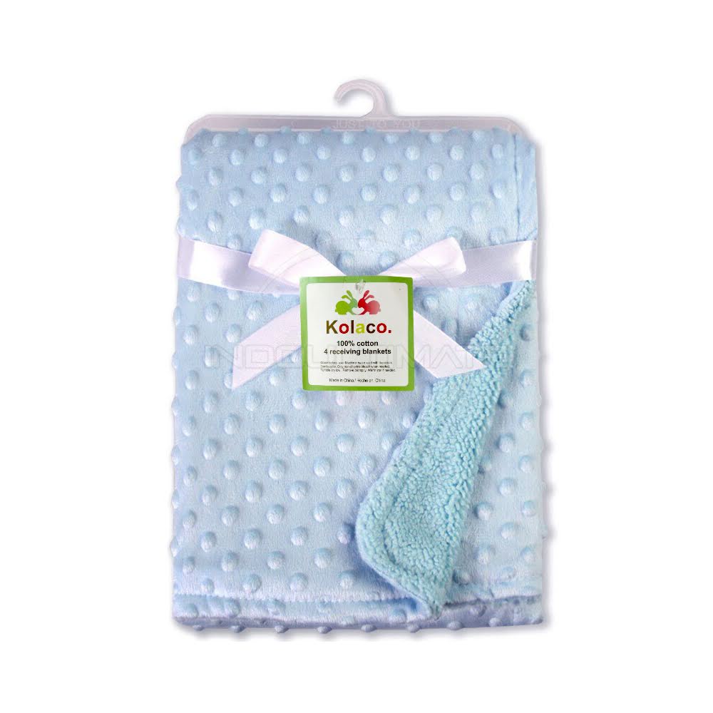 Selimut Bayi Baru Lahir Perempuan Laki-Laki BS-059 (102 x 76cm) Selimut Tidur Bayi Baru Lahir Lembut Bulu Halus Double Flace Selimut Alas Tidur Bayi Tanpa Topi Penghangat Tidur Bayi