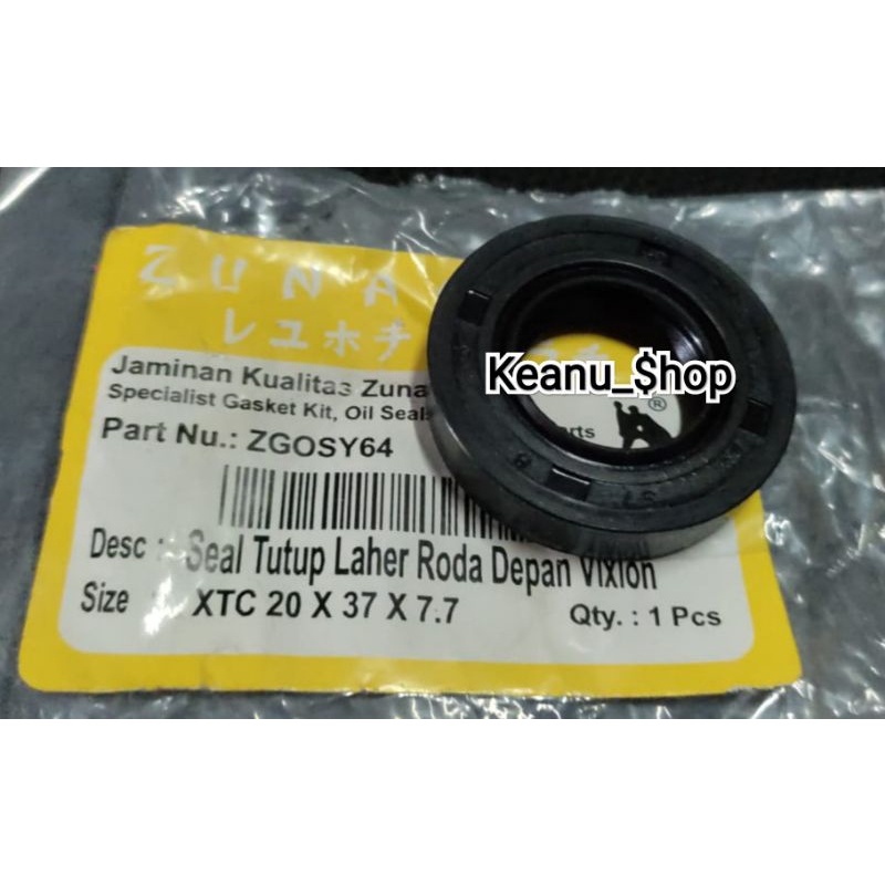 SEAL SIL TUTUP LAHER RODA DEPAN VIXION