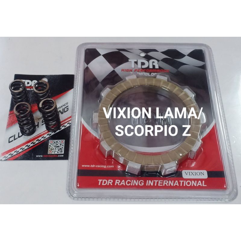 KAMPAS KOPLING RACING TDR + PER KOPLING TDR VIXION OLD/VIXION LAMA/SCORPIO Z