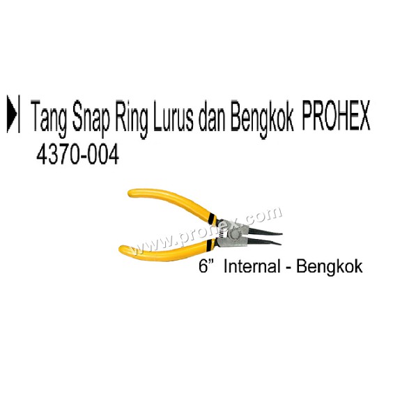 Tang Snap Ring 6" Internal Bengkok 4370-004
