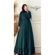 ( S M L XL XXL XXXL 5L ) TANIA MAXI DRESS JUMBO MURAH R_PROJECT-botol