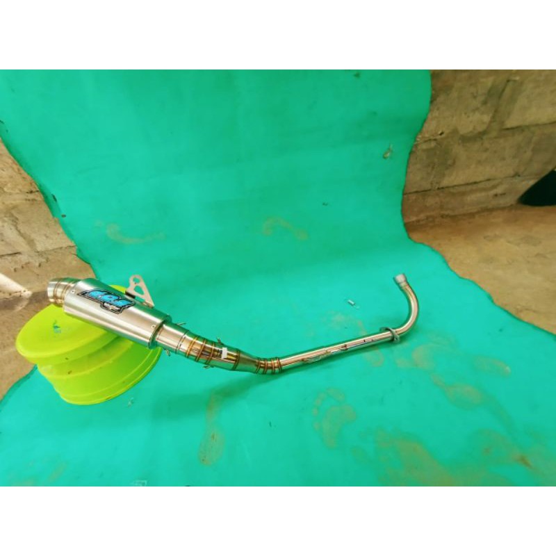 TERMURAH knalpot dos racing revo. knalpot revo, absolute revo, revo fit. knalpot bebek kolong racing