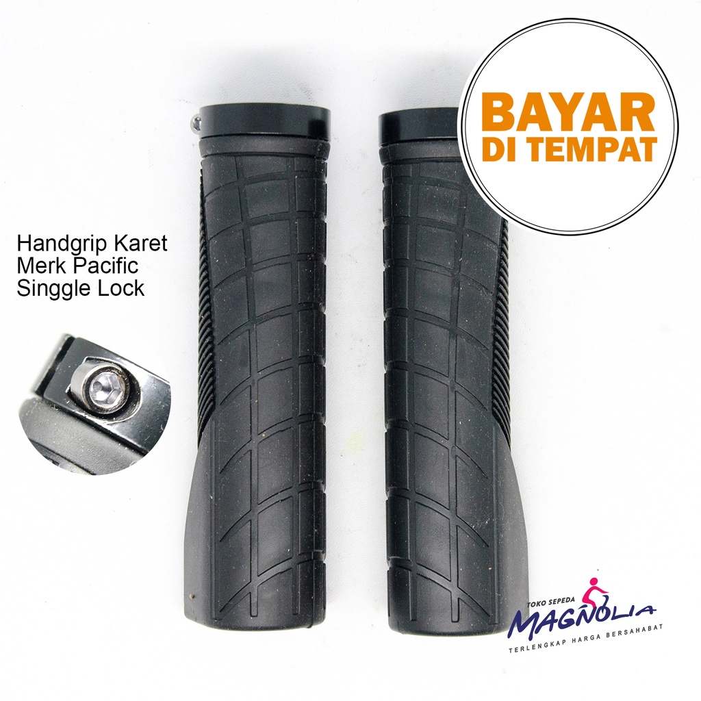 Handgrip Sepeda MTB HandGrip Sepeda Gunung Pacific Single Lock