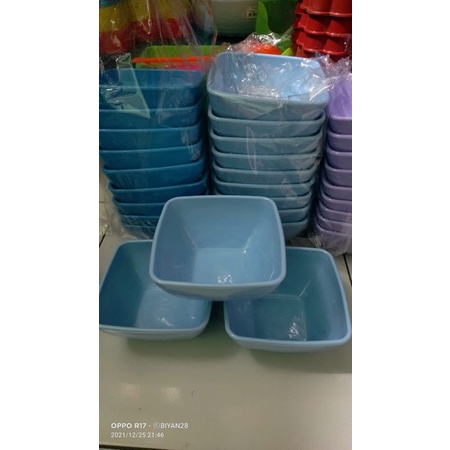 mangkok kotak melamin dinerware 14cm/mangkok kotak  tebal aman dipakai