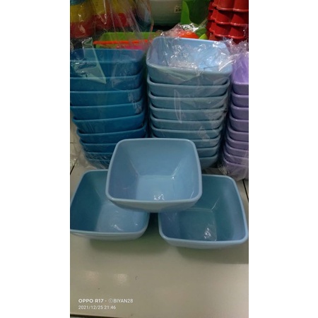 mangkok kotak melamin dinerware 14cm/mangkok kotak  tebal aman dipakai