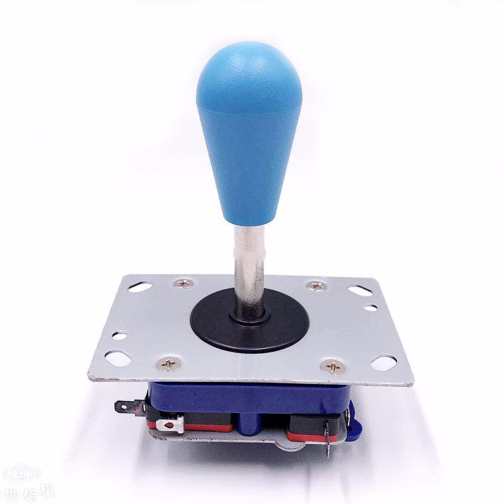 Augustina Battop American Style Handle 51mm x 17mm Arcade Stick Bat Topball Joystick Gagang Joystick Parts Konsol Game Oval Top Ball