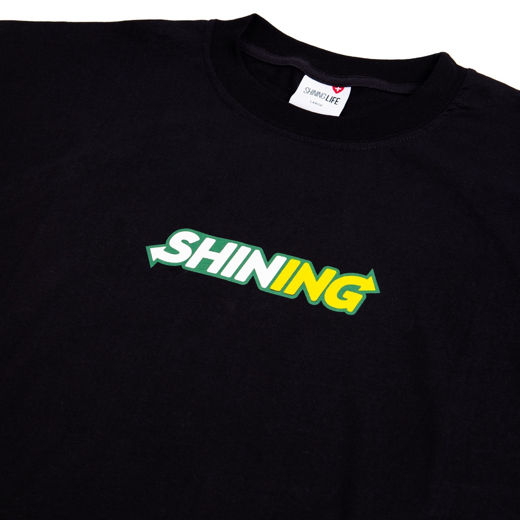 Tshirt Baju Kaos Distro Shining Bright Sub / Kaos Distro Pria Wanita