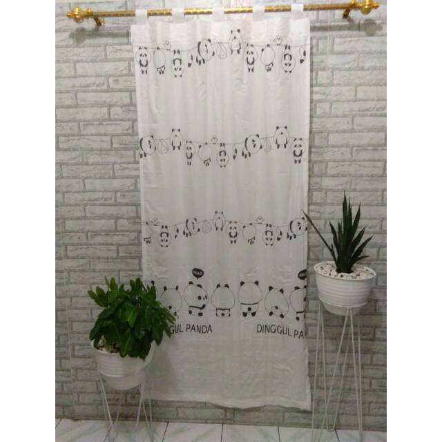 Gorden motif Panda Putih