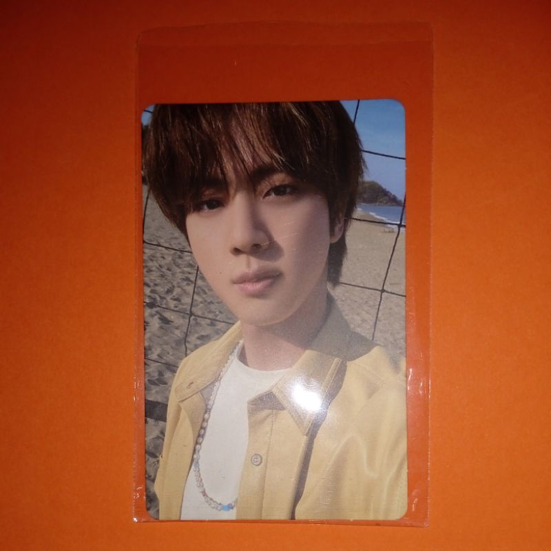 PHOTOCARD BUTTER JIN BTS PEACHES VER OFFICIAL