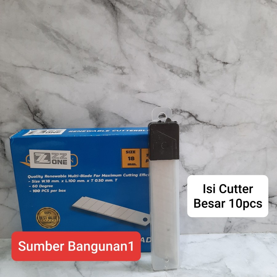 

Isi Cutter besar 10pcs murah isi pisau cutter