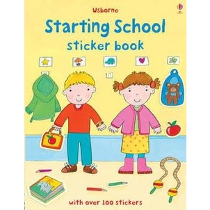 

Usborne Starting School Sticker Book Imported Education Buku Edukasi Thebest