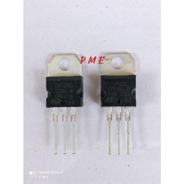 TRANSISTOR TIP 31/ TIP 32 SET GRAD A