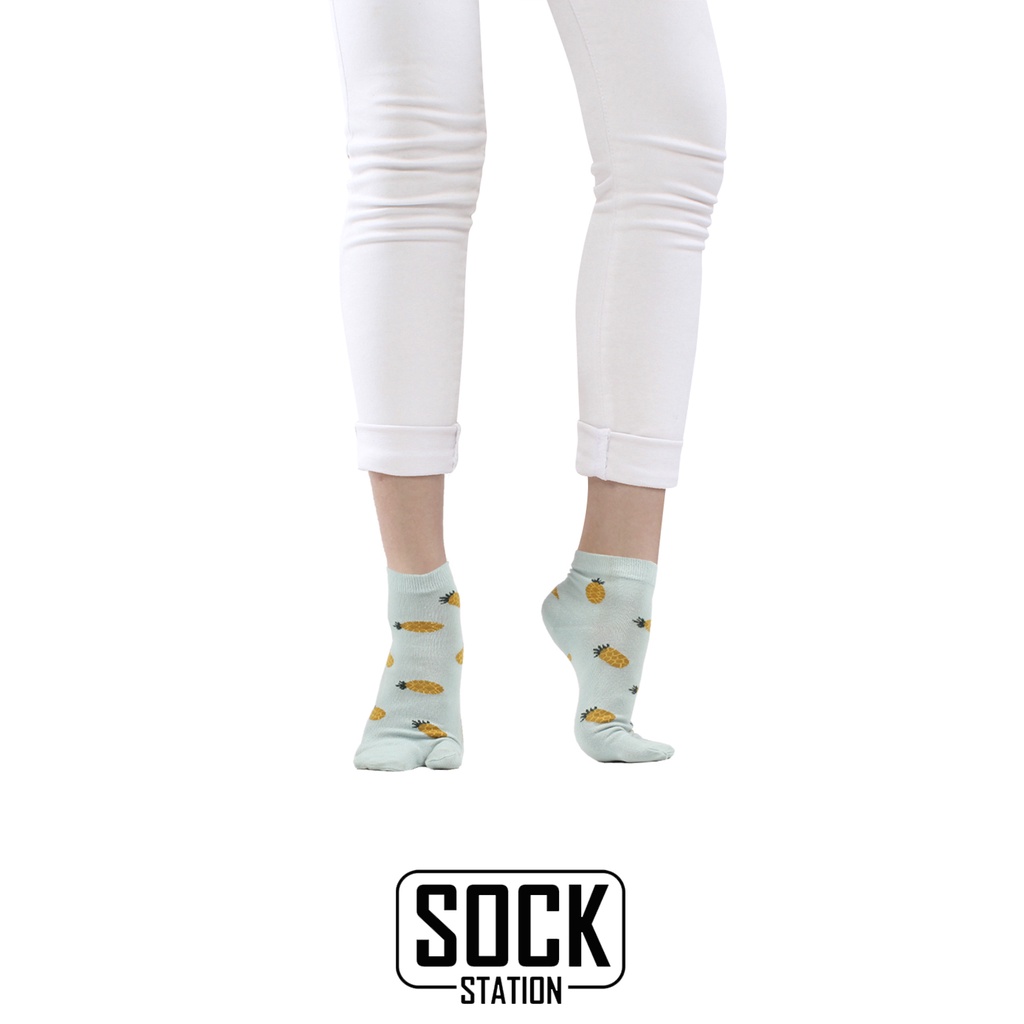 MUNDO SOCK STATION Women Casual Thumb Sock Ankle - Kaos Kaki Wanita Jempol Pendek-6