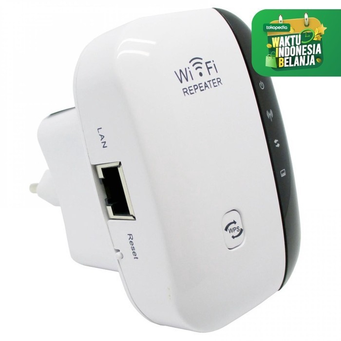 Wifi Repeater 300Mbps Access Point Wireless Penguat Sinyal Amplifier