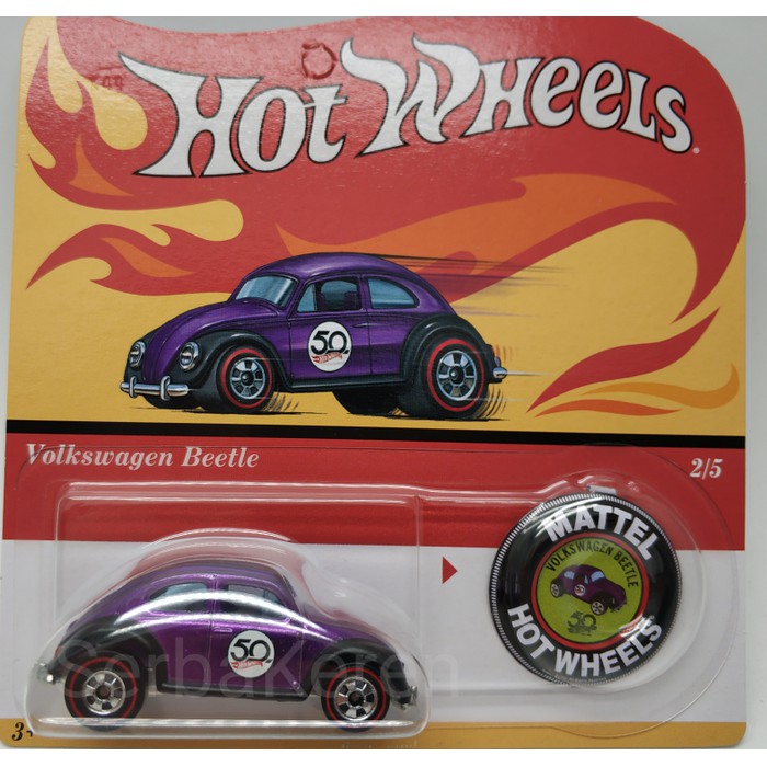 hot wheels volkswagen beetle 50th anniversary