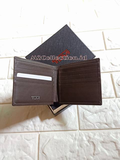 Dompet Pendek TUMI Slim Original Leather Import Premium Dompet kulit pria