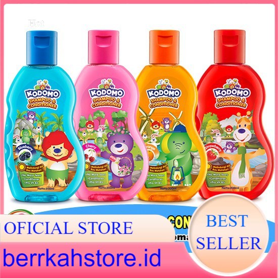 Shampoo & Conditioner Anak Kodomo Gel 45ml - Shampo Kodomo